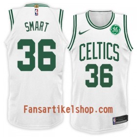 NBA Boston Celtics Trikot Marcus Smart 36 Nike 2017-18 Weiß Swingman - Herren